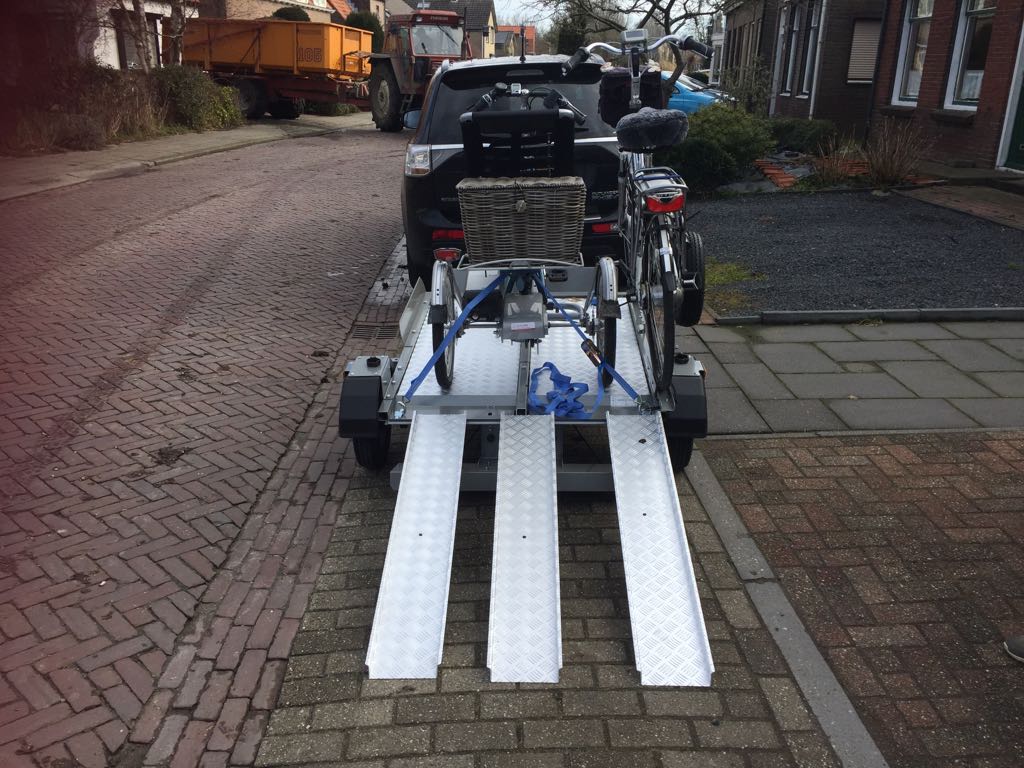 Trailer tbv Driewielfiets incl. lier