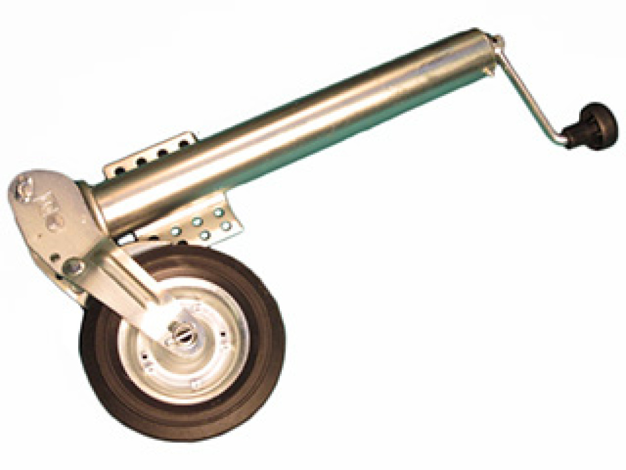 Winterhoff aanhanger neuswiel 60 mm - Montage onder