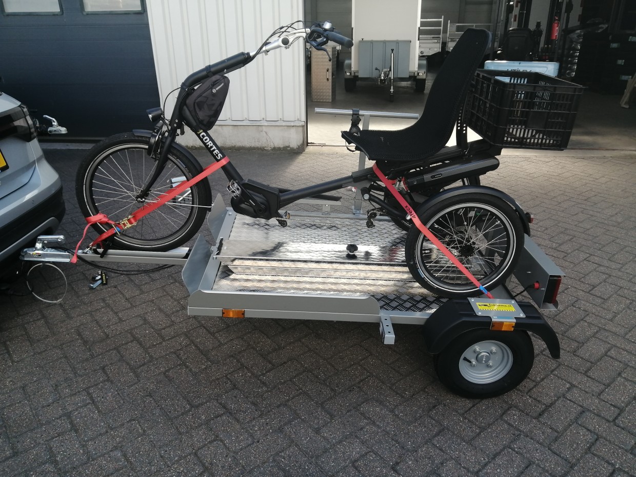 Trailer tbv Driewielfiets incl. lier