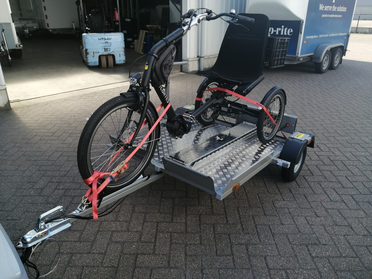 Trailer tbv Driewielfiets incl. lier